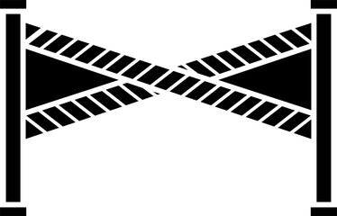 Police Line Vector Illustration