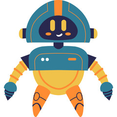 Robot Character Illustration