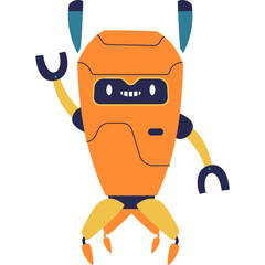 Robot Character Illustration