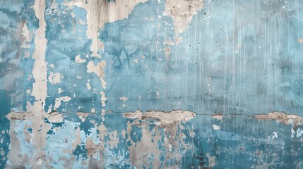 Aged concrete overlaid with faded blue paint