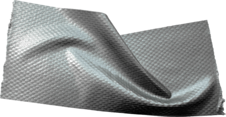 Gray Textured Crumpled Torn Duct Tape