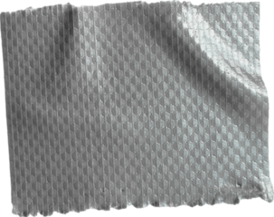 Gray Textured Crumpled Torn Duct Tape