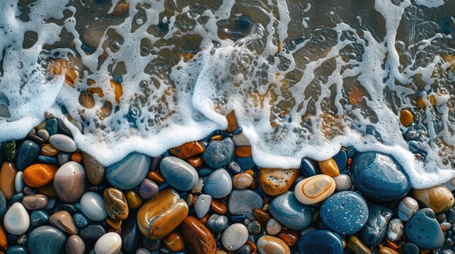 Pebbles on the seashore