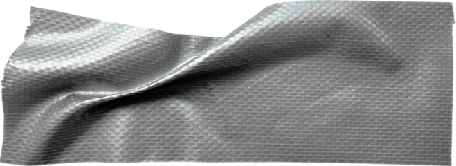 Gray Textured Crumpled Torn Duct Tape