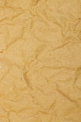 folded brown paper for background. 