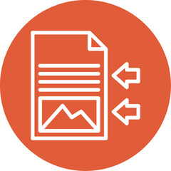 Obraz premium Shift Sway Icon