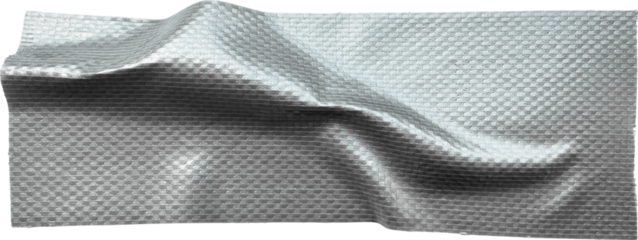 Gray Textured Crumpled Torn Duct Tape