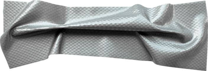 Gray Textured Crumpled Torn Duct Tape