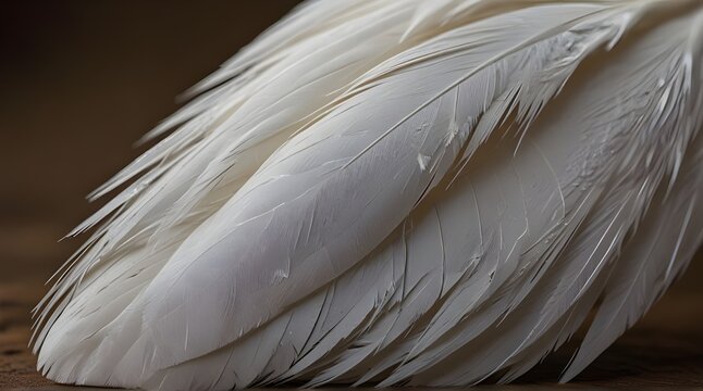 A white goose feather. On the feather, a kingfisher bird should be intricately painted.generative.ai