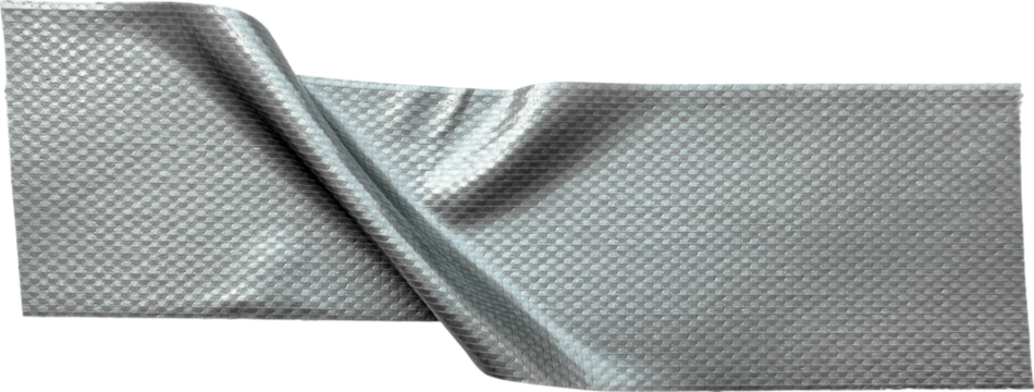 Gray Textured Crumpled Torn Duct Tape