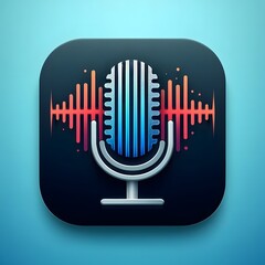 Podcasting App Icon Design