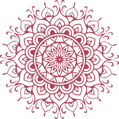 Beautiful flower art and mandala vector design