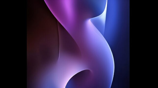 A dark blue and purple image with a wavy line