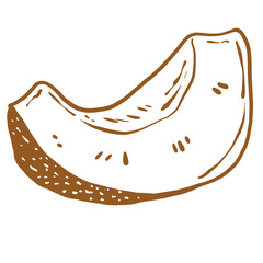 Elements illustration food color vegetable painting drawing 