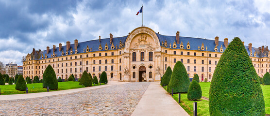 House of invalids. Fabulous, magnificent Paris in early spring.
