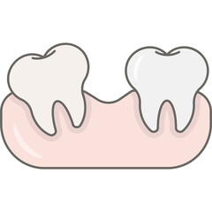 Dental Bridge Sticker