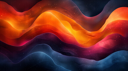 abstract vibrant background with waves