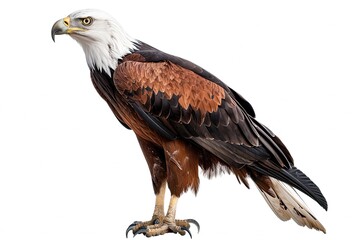 Obraz premium African Fish Eagle isolated on white