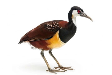 Obraz premium African Jacana isolated on white