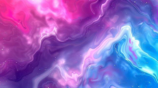 cosmos colorful lila pink blue marble backround, copy and text space, 16:9