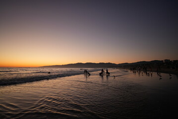 Sunset at Santa Monica