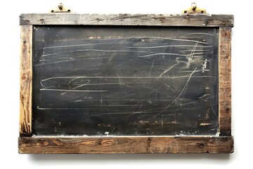 Blackboard isolated on white