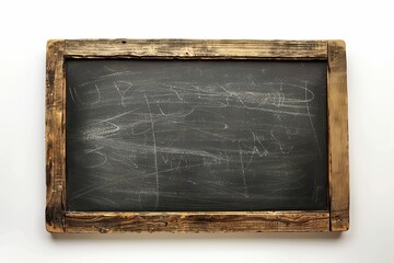 Blackboard isolated on white