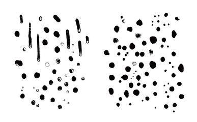 グランジ・ベクター素材：かすれたインクのテクスチャ
