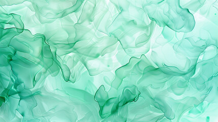 A cooling, refreshing alcohol ink background that combines shades of mint green and soft blues,...