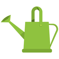 Watering can for indoor plants vector cartoon illustration isolated on a white background.