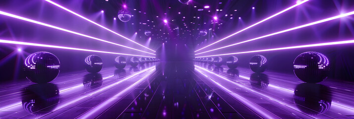 Purple illumination in club object background, Purple Hues: Atmospheric Club Object Background