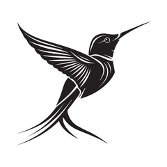 Hummingbird Silhouette Vector Art, Icons, and Graphics. Hummingbird illustration