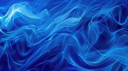 Fototapeta na wymiar blue dynamic waves background, Luxurious Abstract Cloth, Blue Silk Waves as a Stylish Background, Abstract blue water waves background with liquid fluid texture surface. 