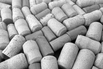 A Pile of Wine Corks on a Table - 791361724