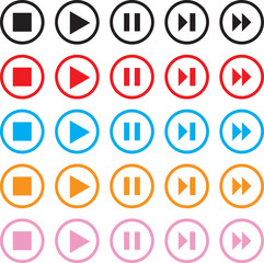 動画系アイコンセット