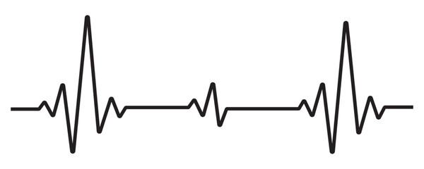 Heartbeat with long line eps10