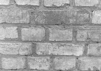 Brick wall pattern background. Pencil hand drawing sketch