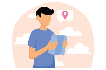 Weekend Holiday Flat Illustration Design