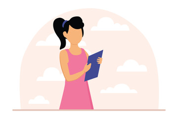 Weekend Holiday Flat Illustration Design