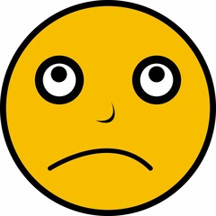 happy smiley face , smiley, smile, face, emoticon, icon, cartoon, happy, vector, symbol, yellow, illustration, emotion, expression, button, fun, funny, sad, sign, joy, head, 3d, cute, ball, character