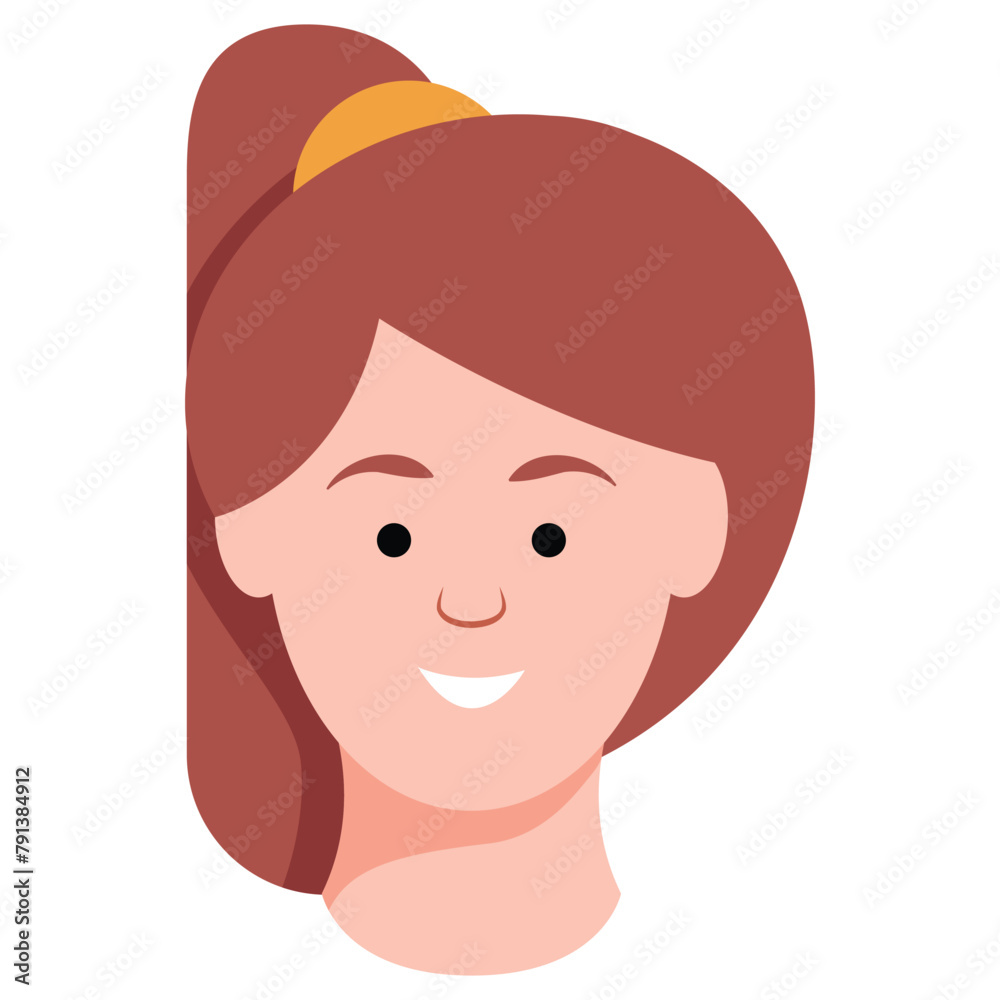 Wall mural Avatar Face for Female expression