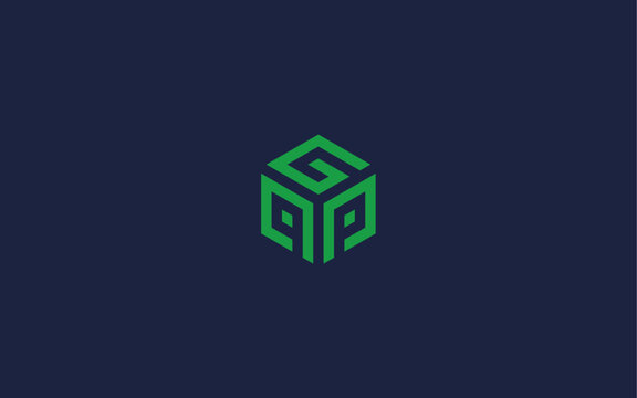 letter ppg with hexagon logo icon design vector design template inspiration