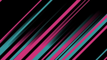 Blue and pink stripes geometric tech abstract background