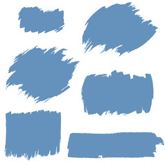 Hand draw brush stroke set watercolor design
