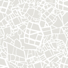 Abstract seamless pattern. Vector wallpaper. The flooring art features a monochrome design resembling a city map. Navigator for town streets - 791393369