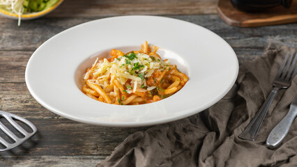 Pasta with meat