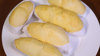Durian, natural fruit is very popular