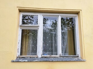 old window in the wall