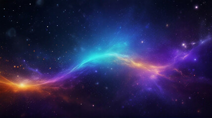Colorful abstract space background, colorful universe background
