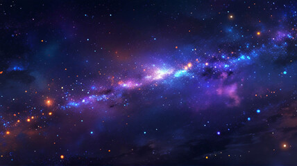 Colorful abstract space background, colorful universe background